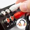 uxcell AV Audio Video Splitter 3RCA Female Plug to 6RCA Female 25cm Composite Video Splitter Adapter Output Cable 2-Pack Cable, Plug,
