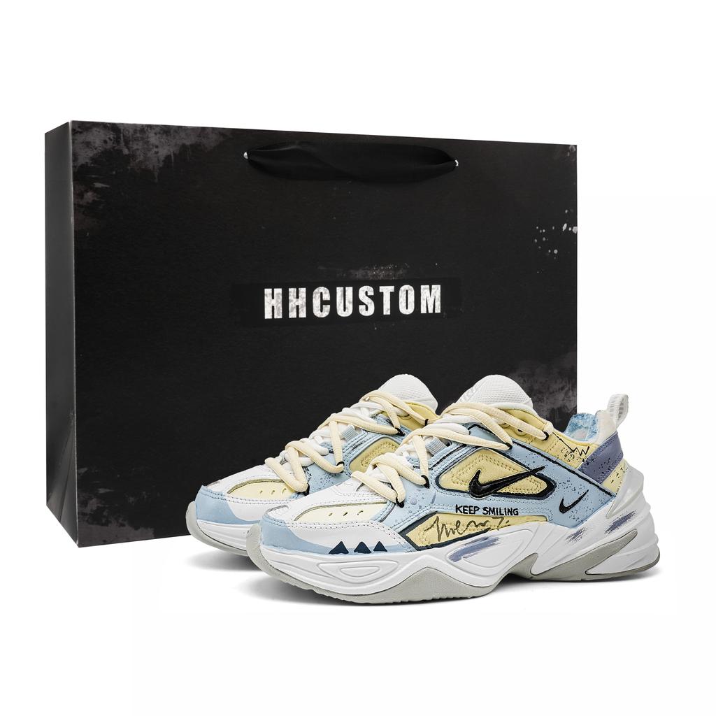 Nike M2K Tekno Endless Trekking Synthetic Leather Cushioning Abrasion Resistant Slip Resistant AV4789-101(Team1727-)