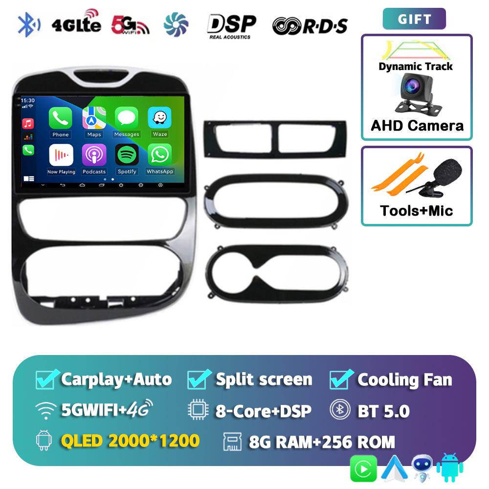 Android 14 Carplay Auto For Renault Clio 3 4 2012-2015 2016 2017 2018 Car Radio Multimedia Video Player Stereo Audio DSP 2Din BT