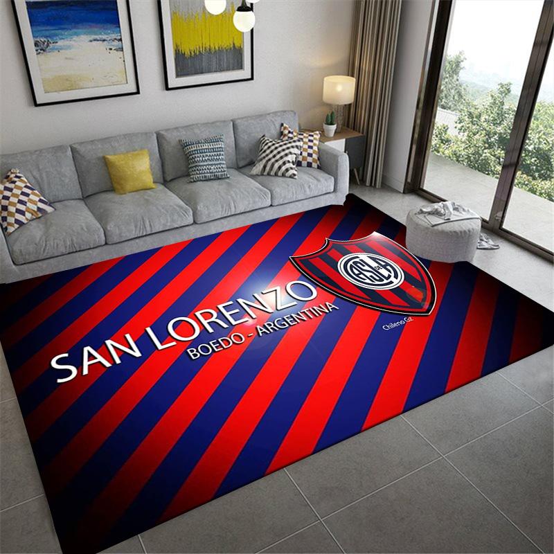 San Lorenzo Logo Carpet Rug for Living Room Bedroom Home Sofa Decoration,Kids play Non-slip Floor Mat
