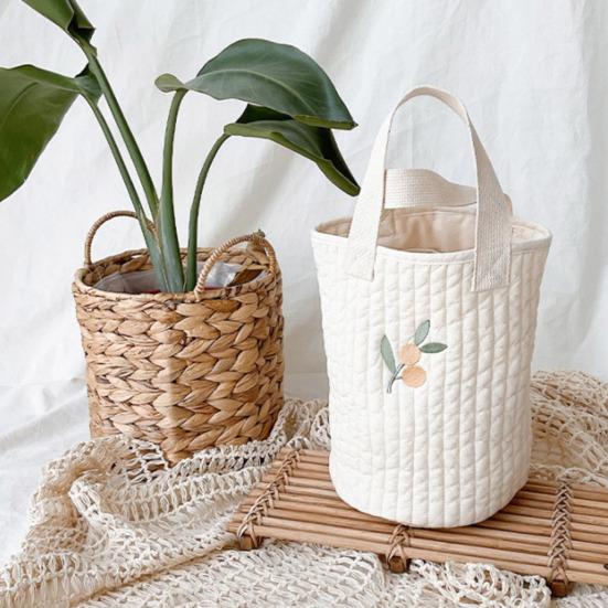 Baby Bottle Bag Cute Pattern Print Load Bearing Widely Applied Nappy Bag Baby Diaper Totes for Daily Use