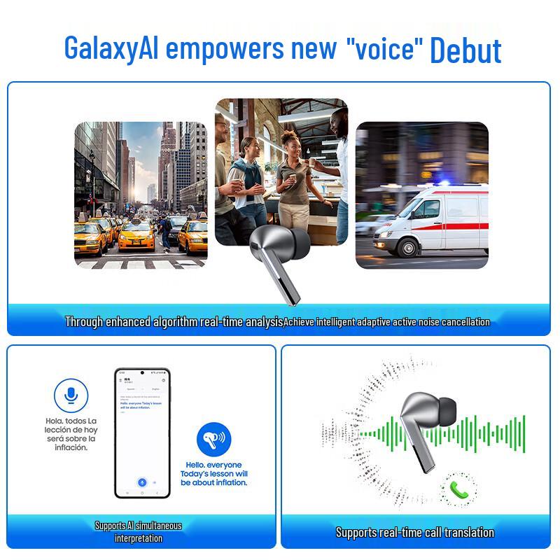 Samsung Buds3 Pro Adaptive ANC Wireless Earbuds