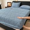 New Jacquard Comfortable Cotton Velvet Bed Sheet Single piece  Thickened in Winter