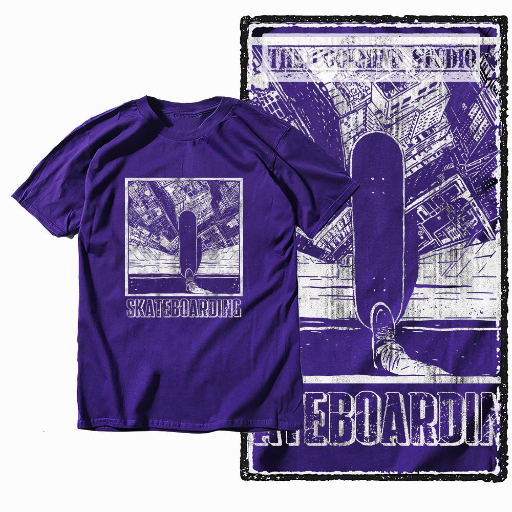 Coolmind Z1046 100% Cotton skate lover Exclusive Graphic Men T shirt Cotton men tshirt cool t-shirt for men tee shirt