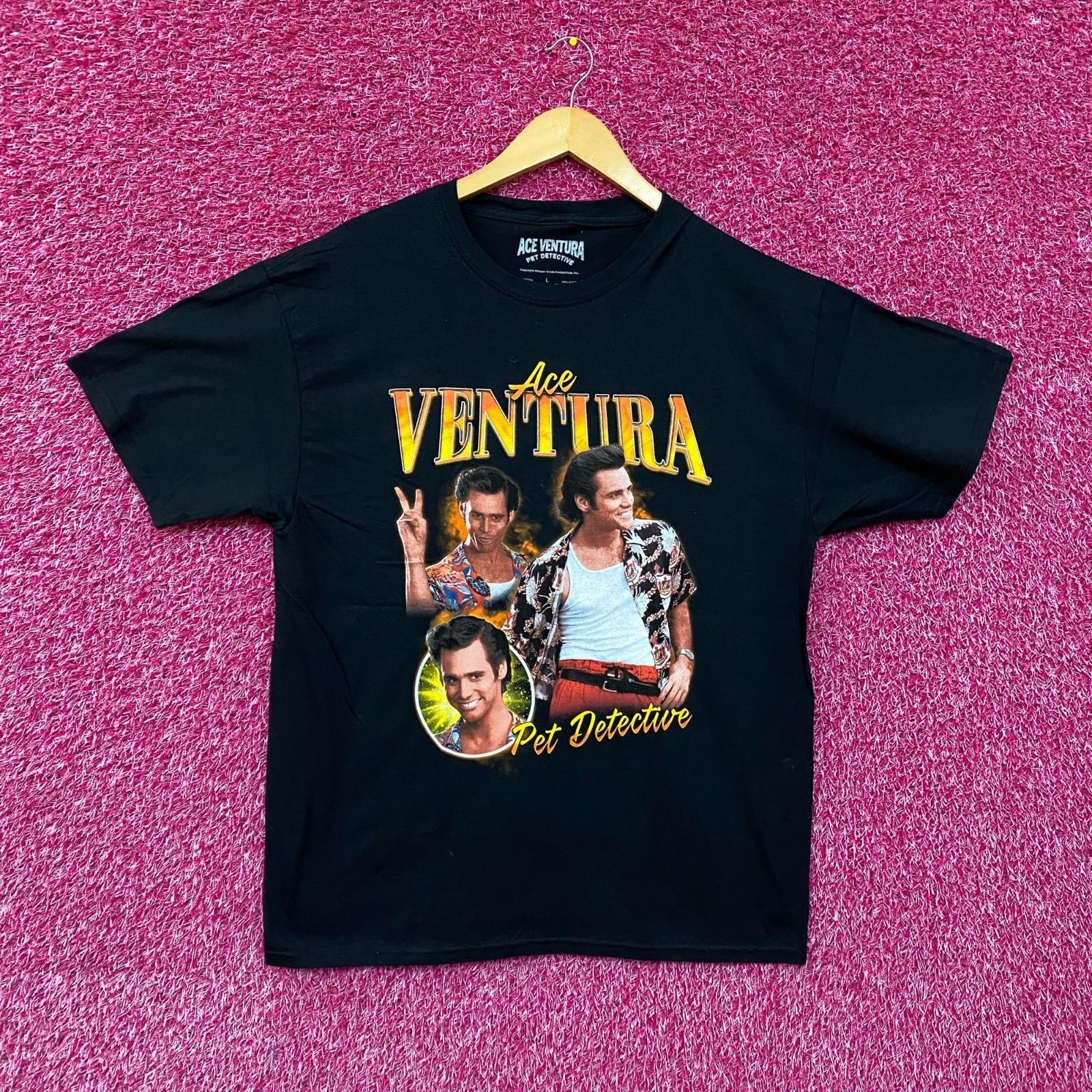 Ace Ventura Pet Detective Movie Graphic Design T-Shirt Large S