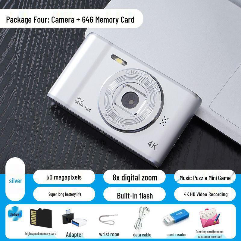 5000W Pixel HD Portable Digital Student Camera with CCD