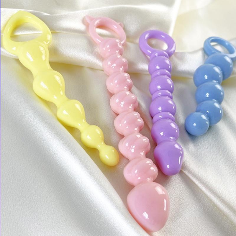 Anal Plugs Butt Plug Unisex Sexy Stopper 4 Different Size Adult Sex Toys for Men/Women Trainer Massager