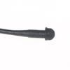 20 Peças 4mm Amortecedor Silenciador de Borracha Preto Para Tesouras de Cabelo Tesouras de Barbeiro Rolha de Reposição Almofada Durável Para Tesouras e Tesouras