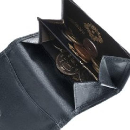 Coin Purse Navy [Orobianco] [Solid] 2.