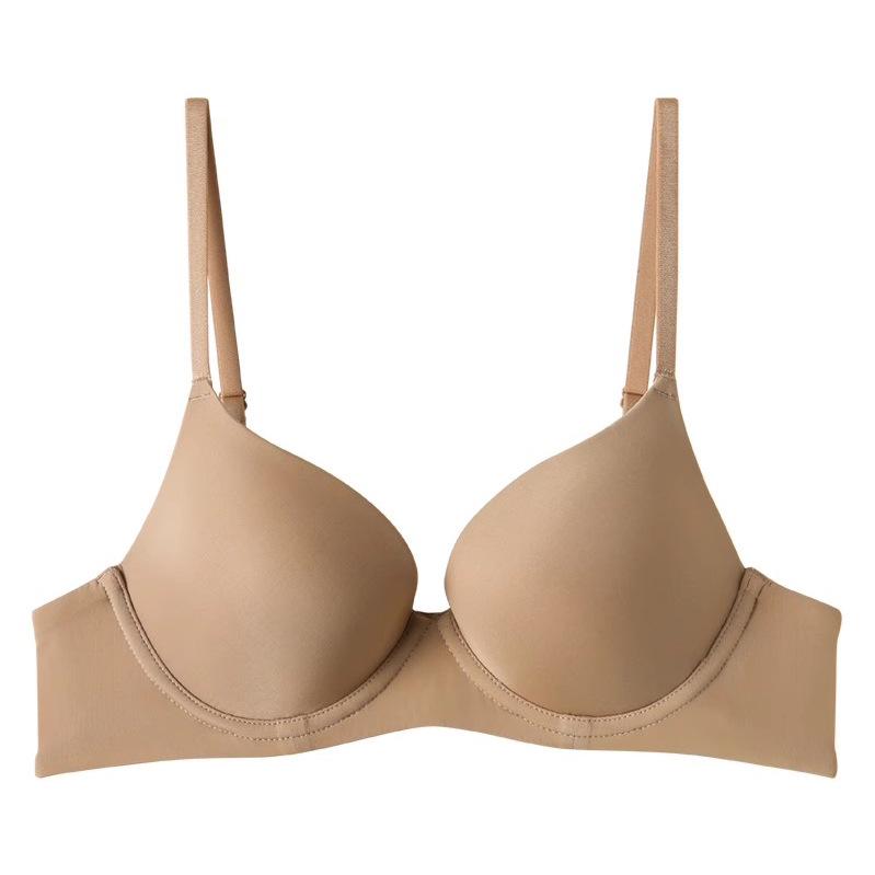 Popular Seamless Girl's Push-Up Shaping Bra - Soft, Thin, Anti-Sagging, and Underwired.