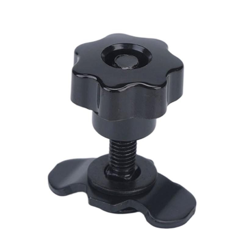 8mm Threaded Stud Nut Fitting Roof Rack Replacement Fastener Set with Star Hand Knob, Metal Mounting Hardware, 4 Piece Rack Fixing Kit