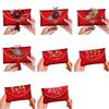 Spring Festival Brocade Red Envelope New Year Blessing Words New Year Money Bag  Lady Girls Women