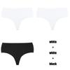 CINOON 3Pcs/Lot Temptation Panties Women Traceless Ice Silk Underwear Sexy High Waist G String Thong Comfortable Bikini Female Lingerie
