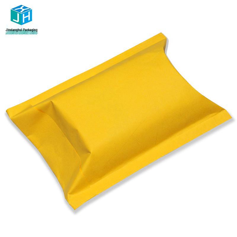 Yellow Kraft Bubble Mailer - Protective Foam Packaging Bag for Clothing Shipping