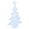 Christmas Tree with 100 Cold White LEDs 120 Cm Acrylic