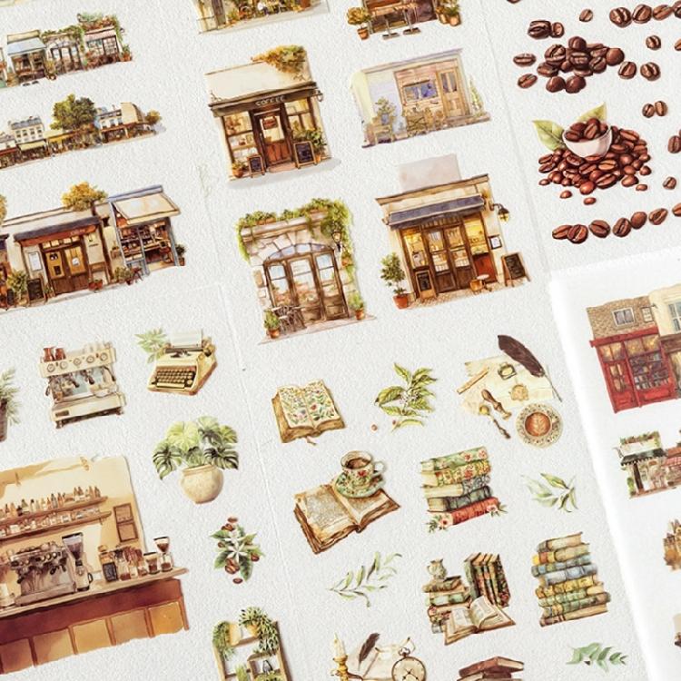 Photocard Scrapbooking Sticker Adhesive Cartoon Sticker Book for Photocards Journal Decoration
