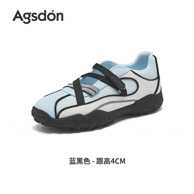 Augustine Mary Jane Sports Shoes Women's 2025 New Summer Ballet Training Shoes Velcro Casual Shoes