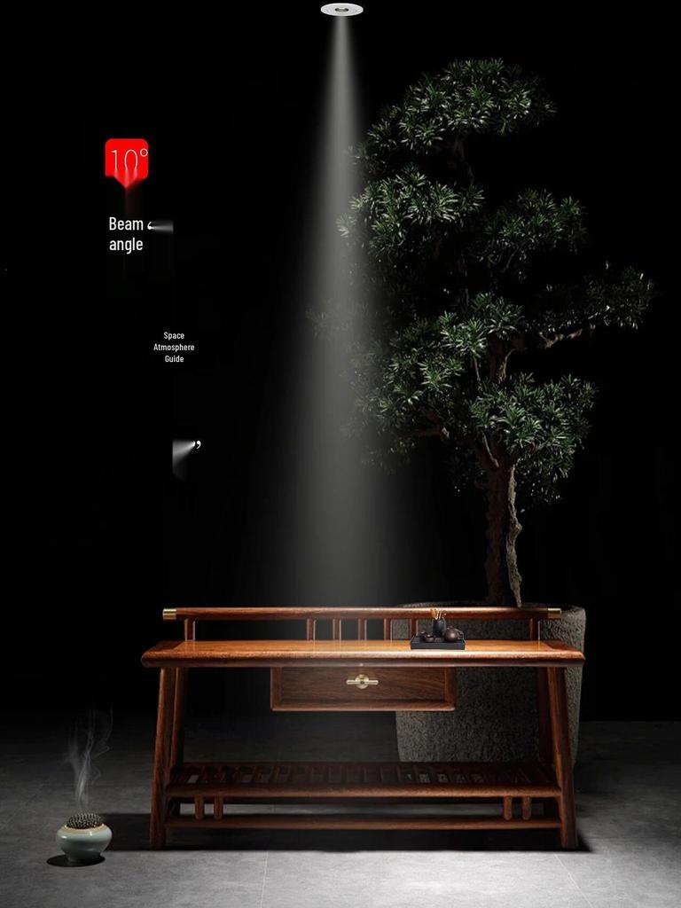 Recessed Spotlight Wall Washer for Hotel Clubhouse Display Cabinets