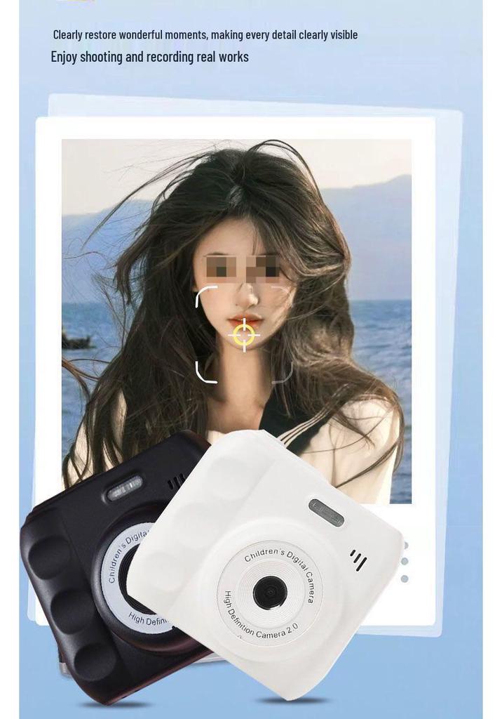 HD Dual Camera: Cute Instant Digital Camera for Students with Mobile Transfer & Color Photography