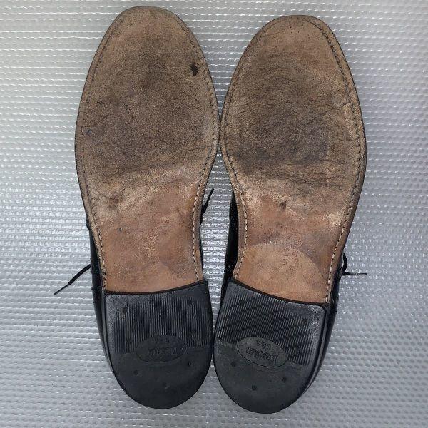 Dexter Wingtip Full Brogue Business Shoes USA Black 8 1/2 M 26.5(USED)