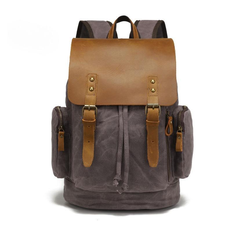 Backpack Men's and Women's Outdoor Sports Hiking Bag Travel Backpack Student Bag Bag Canvas