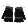 Voll- und Halbfinger-Heizhandschuhe USB Fingerlose Strick-Elektro-Laptop-Handschuhe für den Winter