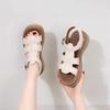 Girls' sandals, new summer styles, fashionable children's beach shoes, medium and large sizes, princess shoes, stylish Roman sandals