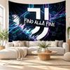 Juventus FC Wall Tapestry, Soft Fabric Wall Hanging, Decorative Backdrop For Bedroom Home Wall Art