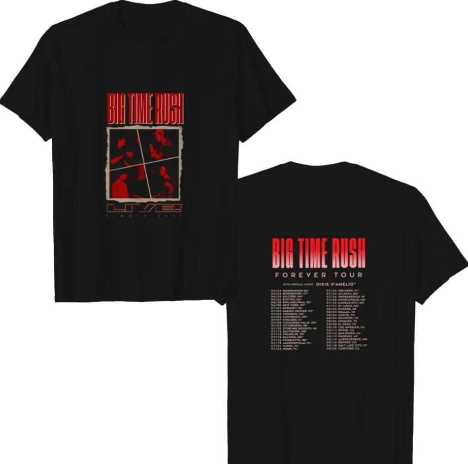 Big Time Rush Forever Tour 2022 Double Sided Shirt - Big Time Rus Tshirt Unisex T-Shirt S