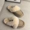 Cotton slippers women's snow boots wool slippers women's shoes boots 2025 new flat for sangpo snow boots