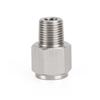 1/8" NPT Male To M10x1.0 Female Stainless Steel Oil Pressure Gauge Adapter