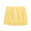 2025 European Style Women's Solid Color Sequin Mini Skirt