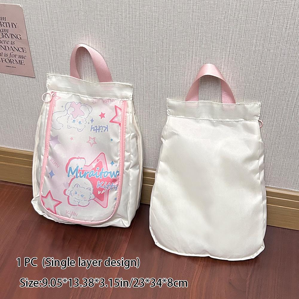 Portable and cute shoe bag, suitcase, portable dustproof double-layer large capacity shoe bag, business travel shoe storage