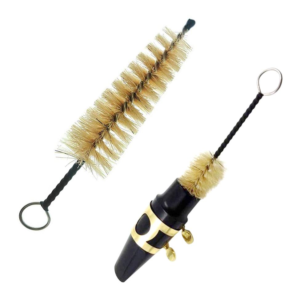 Saxophone Mouthpiece Brush Cleaning Tool Accessories Bristle Brush Whistle Supply
