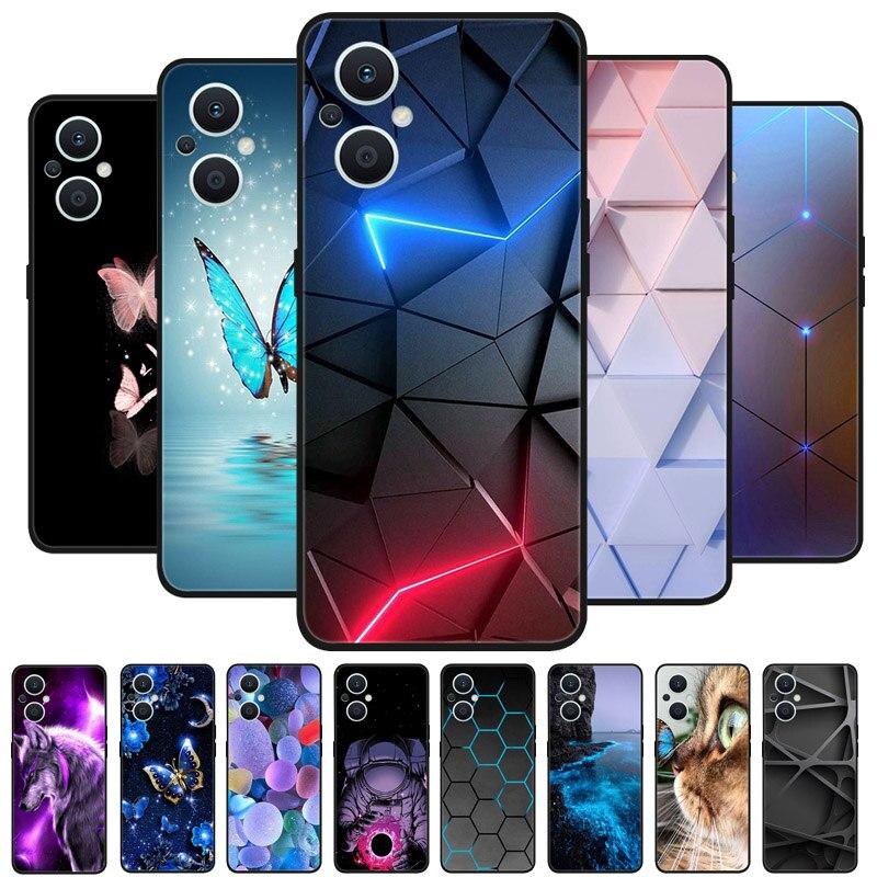 Custodia In Similpelle Per OPPO Reno8 Lite 5G / Reno7 Lite 5G - Cover Protettiva Morbida, Colore Giallo - 2