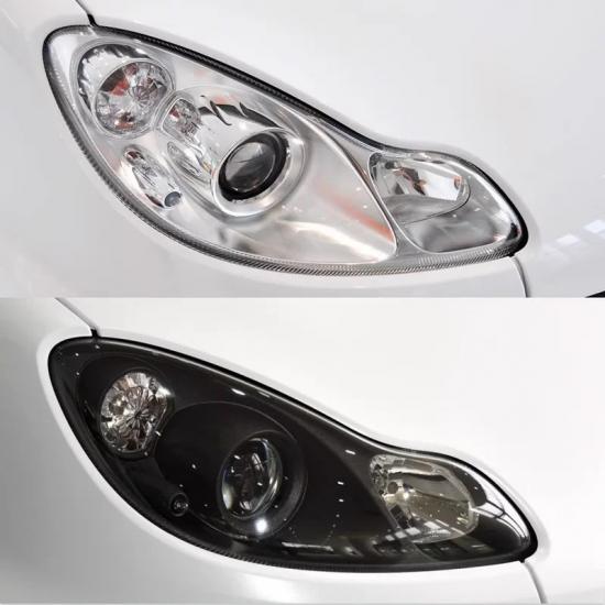 Car Headlight Lens Cover For Benz Smart W451 2009 2010 2011 2012 2013 2014 2015 Headlamp Shell Plexiglass Transparent Lampshade