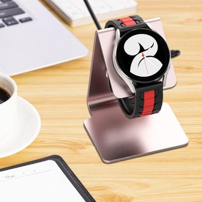 Stojan Držák Dok Hladký Leštěný Povrch Nerezová Ocel Stabilní Proti Otřesům Kompatibilní pro Samsung pro Galaxy Watch6 Watch5 Příslušenství pro Chytré Hodinky