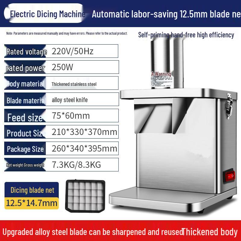 Electric Multi-functional Vegetable & Fruit Dicing Machine