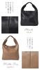 Genuine Leather Tote Bag for Goat Petit Manon Black [Notre Favori] Women, Leather, Plus, Goat,