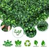 6/10/20pcs Artificial Plants Grass Wall Backdrop Flowers Wedding Boxwood Hedge Panels for Indoor Outdoor Home Garden Wall Decor