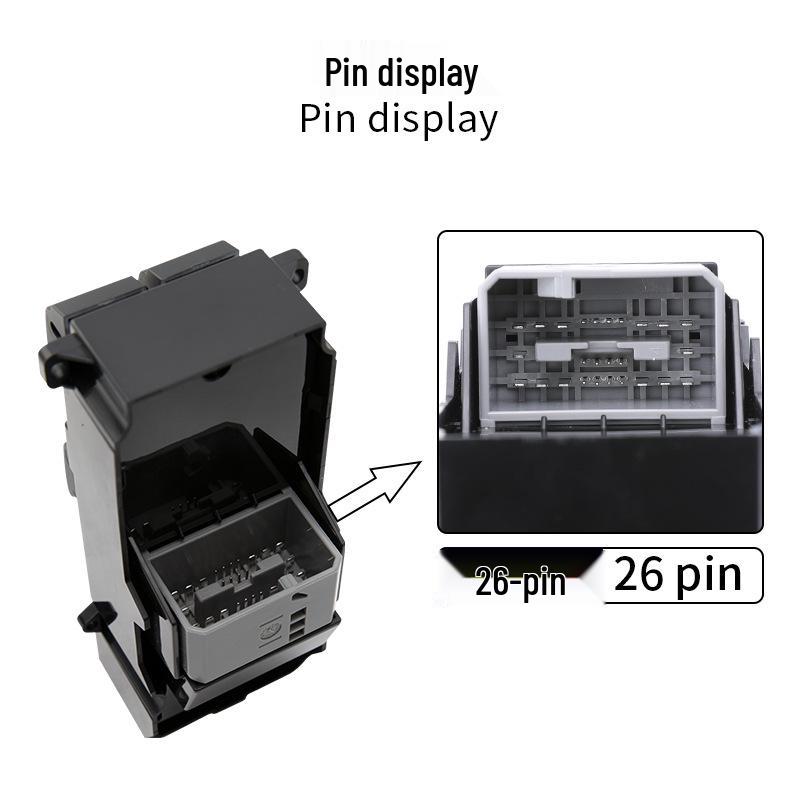 35750-T0A-H01: Compatible with 12-year Honda CR-V Civic Power Window Switch.