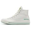Chuck Taylor All Star 1970s Simple Solid High Top Canvas Unisex White Green
