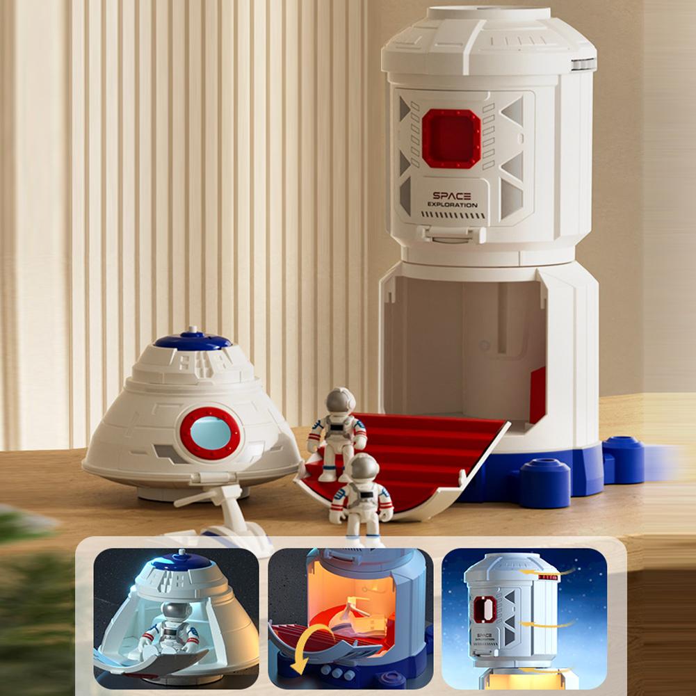 Rocket Space Toys For Kids Spaceship Playset With Lights And Sounds Educational Toys Christmas Gifts For Boys Girls