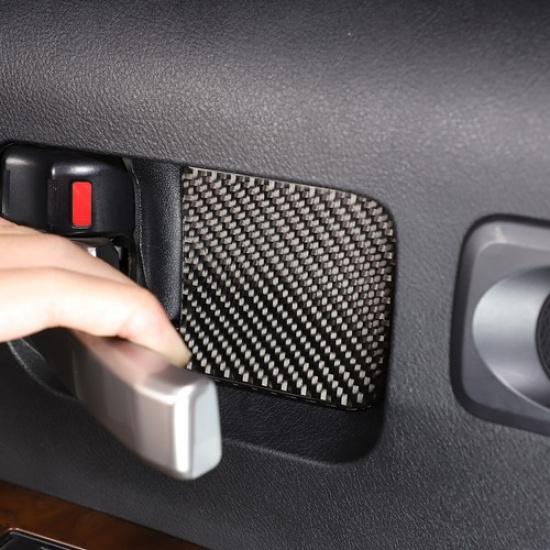 4Carbon Fiber Interior Inner Door Bowl Sticker Trim For Toyota Tundra 2007-13