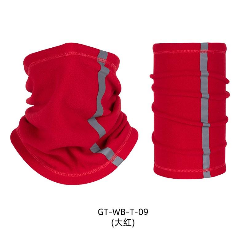 Winter Multifunctional Fleece Neck Gaiter Outdoor Windproof Reflective Strip Polar Fleece Face Mask Bandana