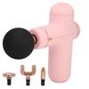 Massage Gun Rechargeable Soreness Pain Relief Deep Tissue Vibration Electric Muscle Massager (Pink)