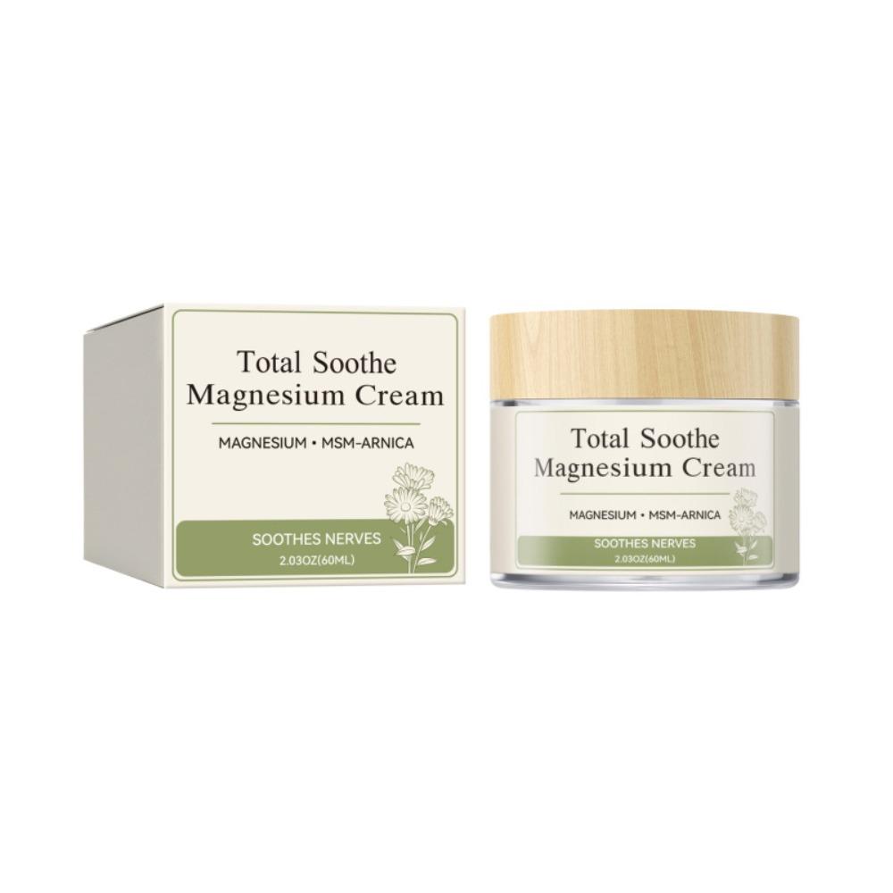 Fast Absorbing Total Relief Soothing Magnesium Cream Body Cream for Joint Feet Hands Legs