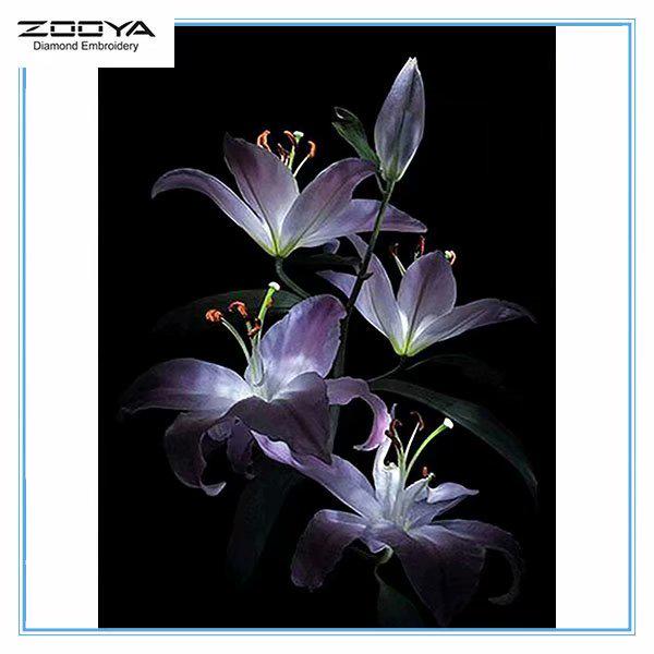 

ZOOYA DIY 3D Алмазная вышивка Крестиком Главная Декор Цветок