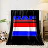 DAF Logo Dutch Flag Blanket bedroom Blanket for Livingroom Couch lunch break Soft Cozy throw for Friend's festival Gift