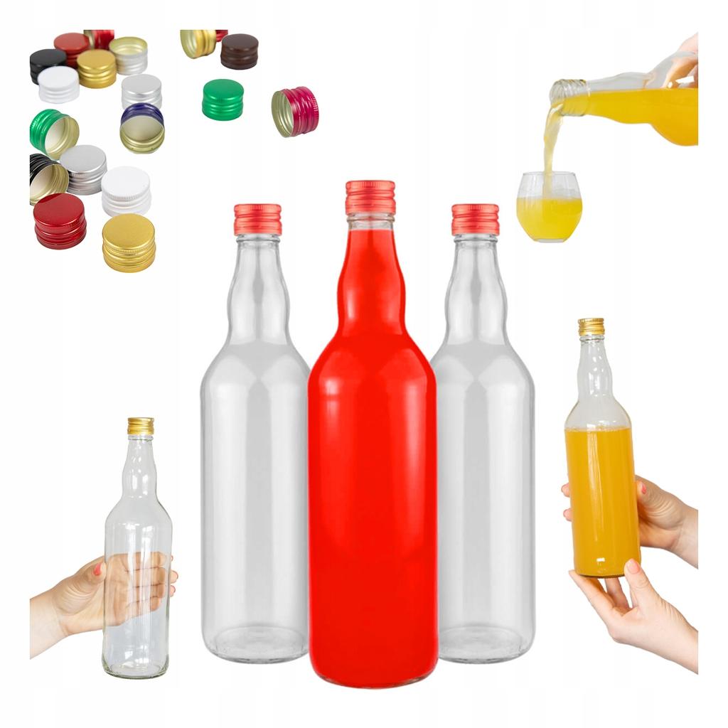 40X Butelki Szklane Monopol Monopolowa 0,7L Na Wódkę Alkohol Sok 700Ml